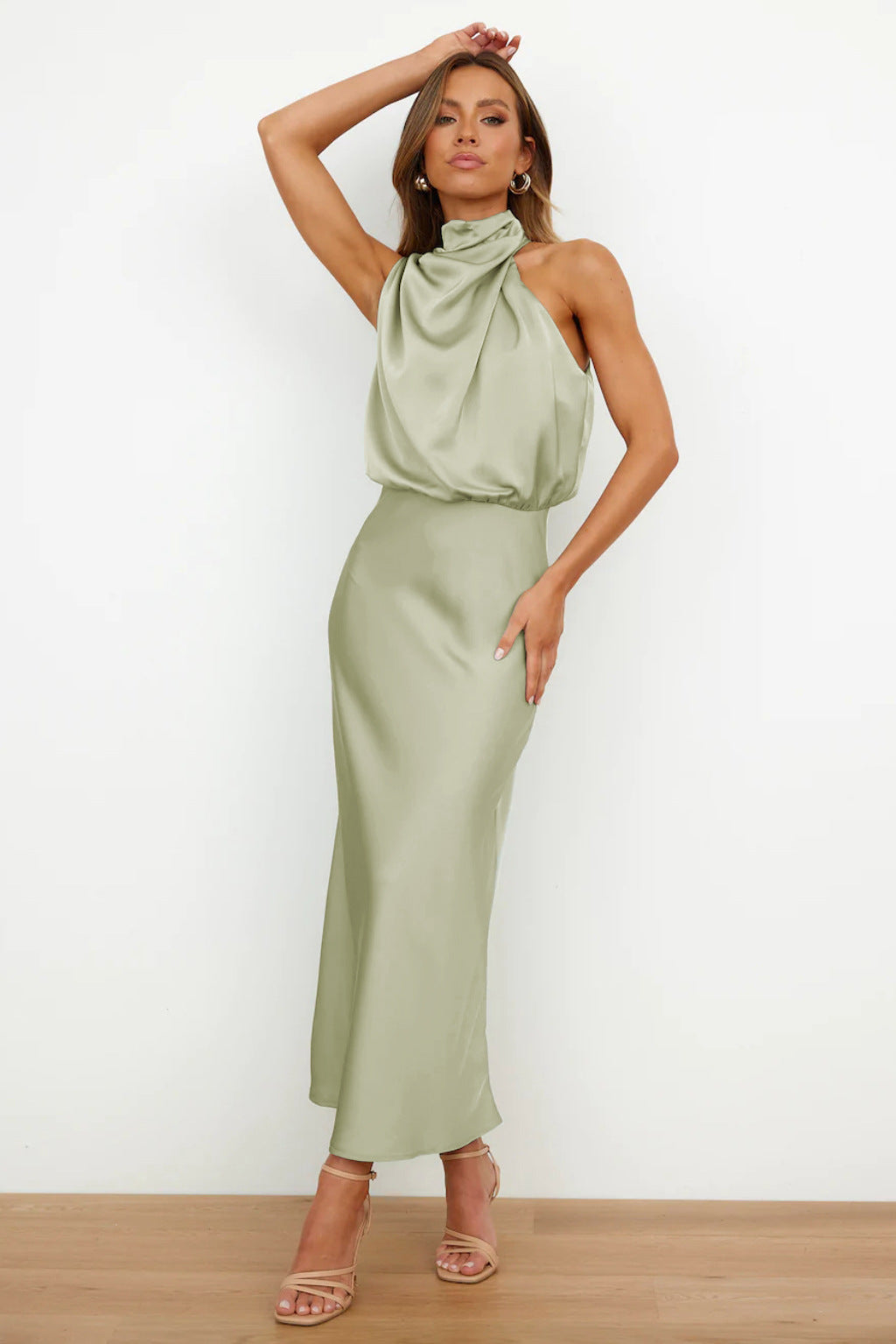 Quentin | Sahara Drapiertes Kleid