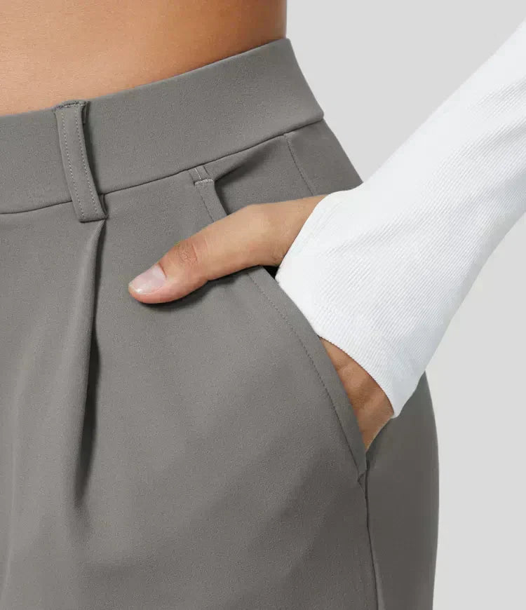 Rosé™ | Elegante Hochtaillierte Hose