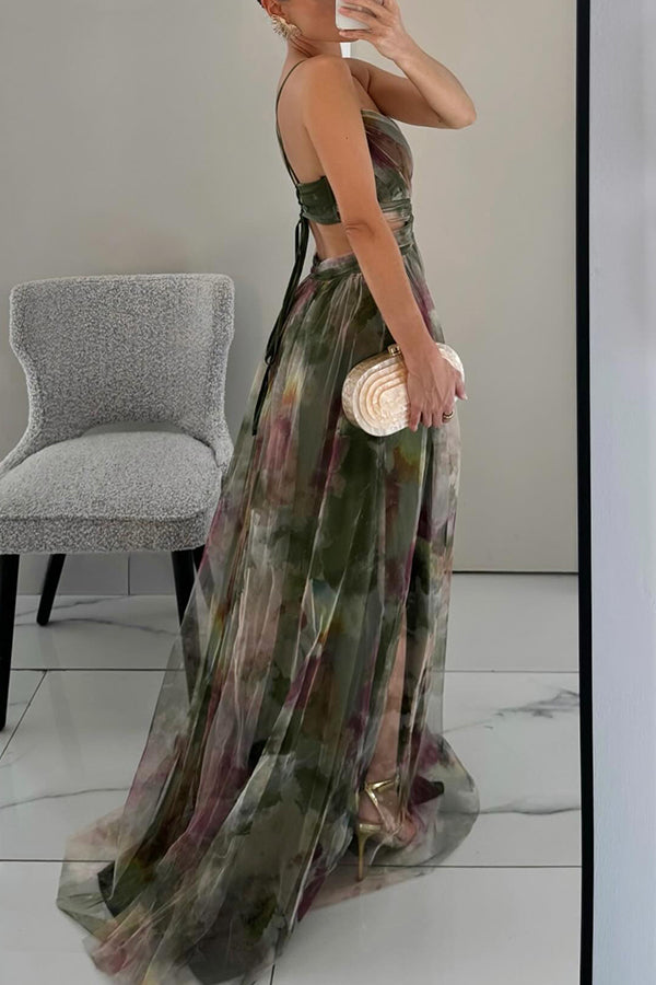 Giselle | Bezauberndes Maxikleid mit Blumenprint