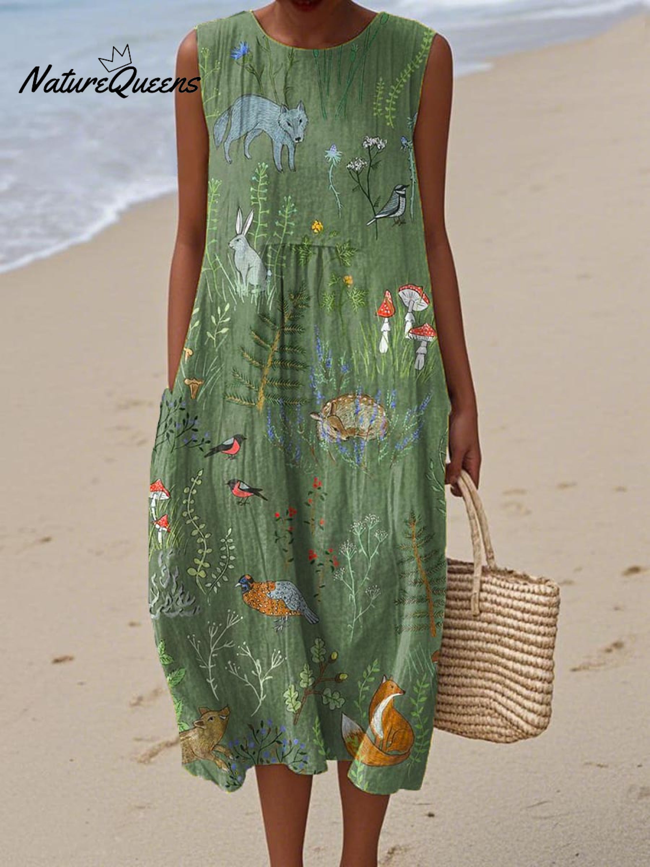 Ninthe - Kleid mit Waldtieren