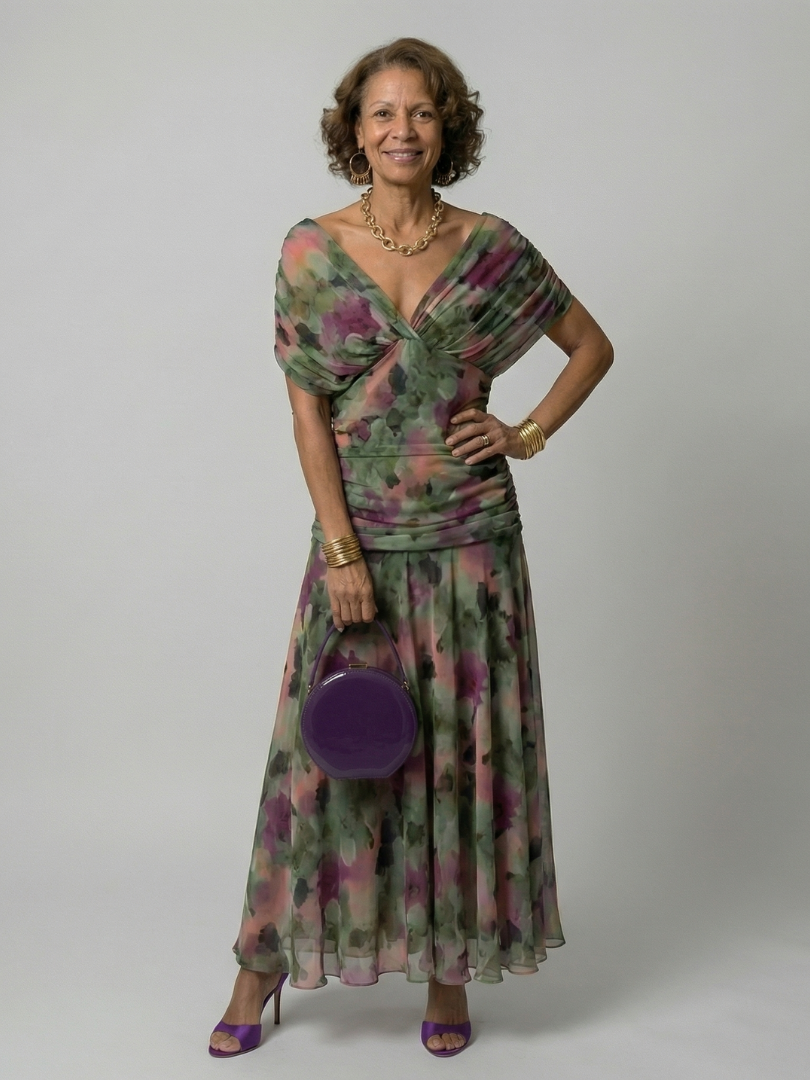 Calen | Off-Shoulder Midi-Kleid
