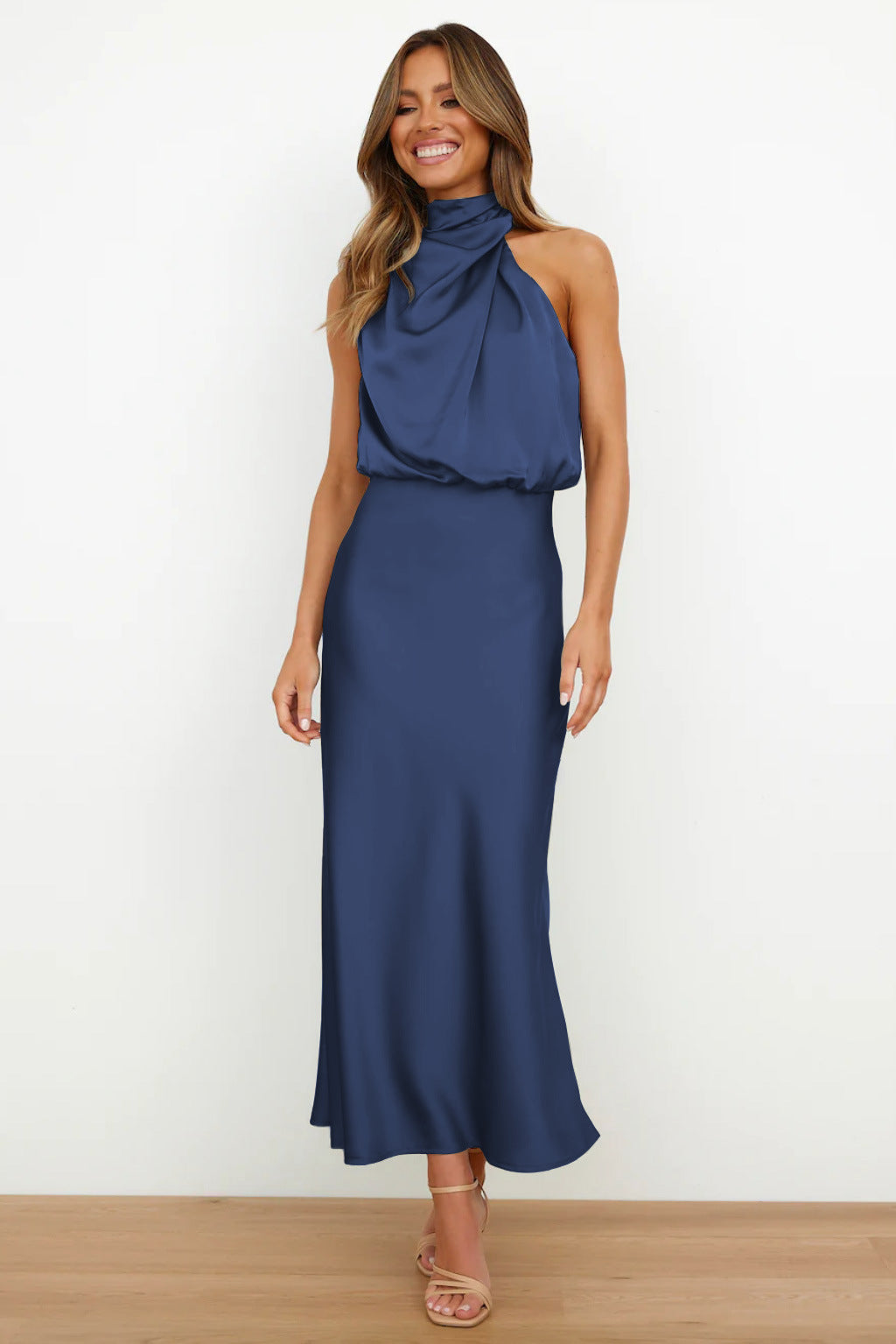 Quentin | Sahara Drapiertes Kleid