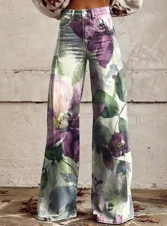 VINTAGE BOHO-HOSE FÜR FRAUEN