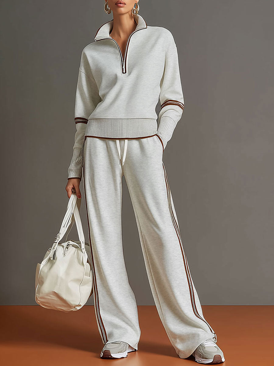 Marietta - Bluse und Hose mit weitem Bein