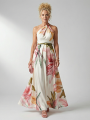 Amiel | Leichtes Blumen-Maxi-Kleid