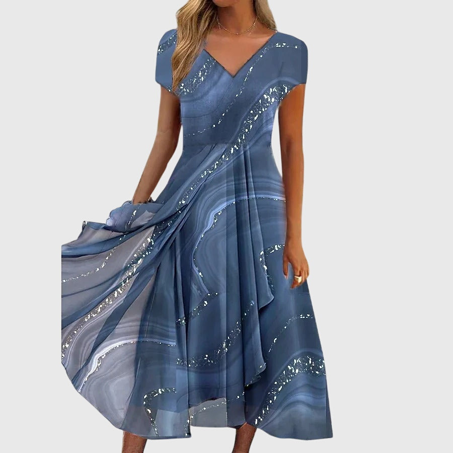 Aubrielle | Fließendes Midikleid