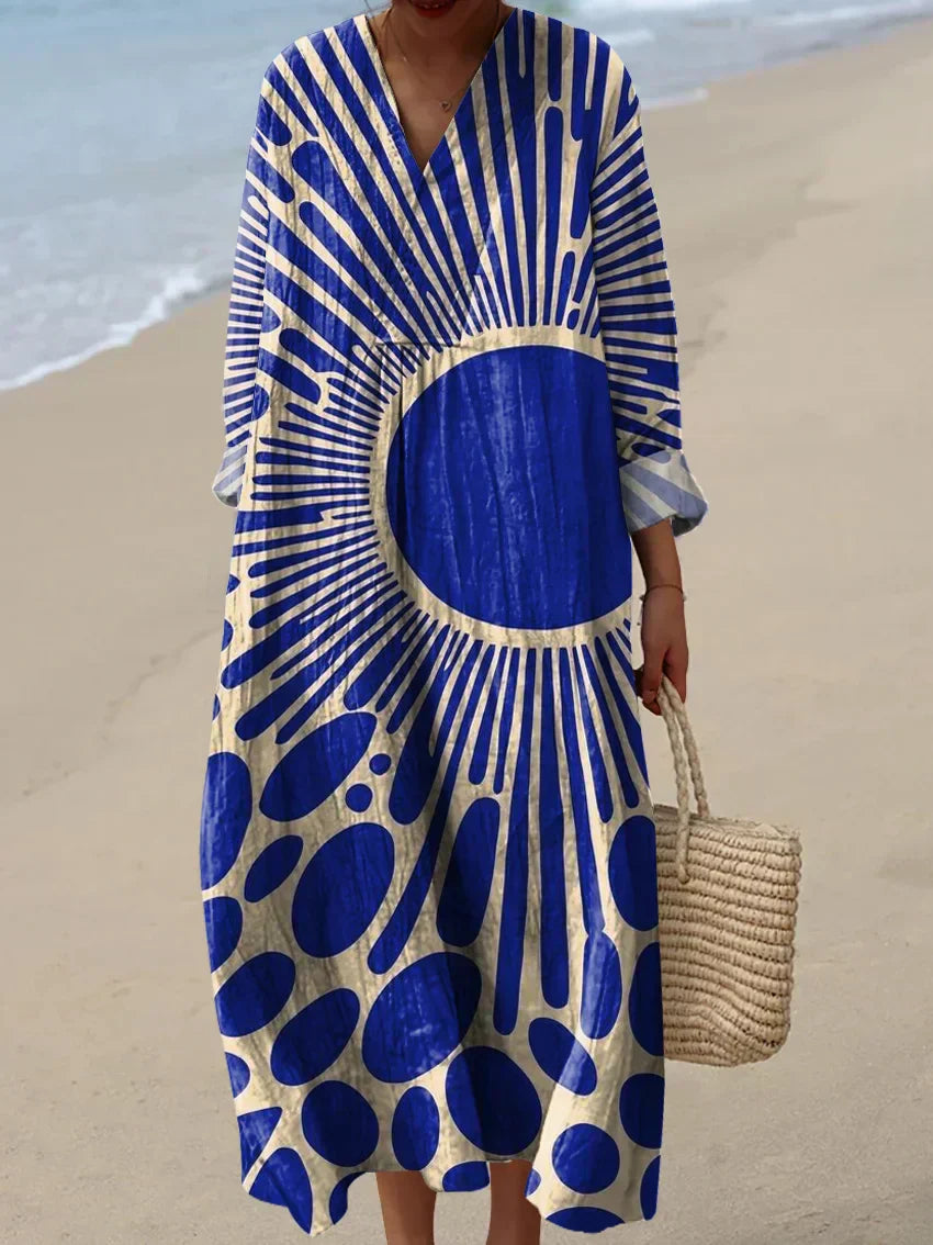 Rosmarin - Frauen Lebhaftes und Bequemes Kleid