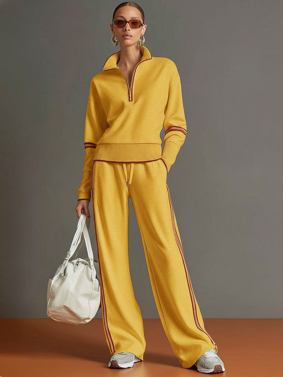 Marietta - Bluse und Hose mit weitem Bein
