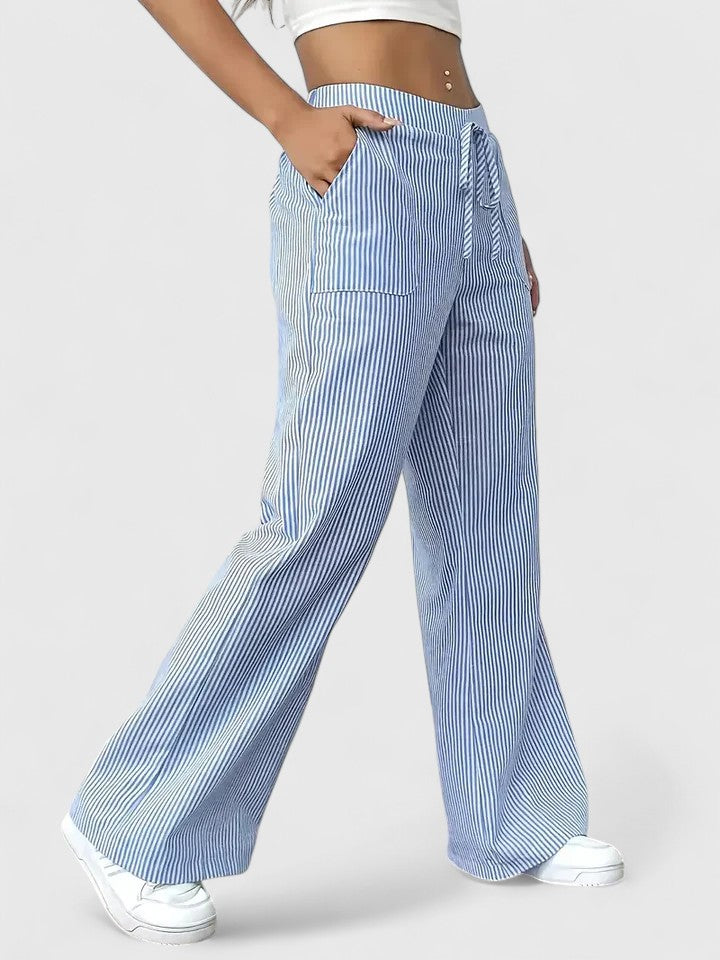 Dominique™ | Bequeme, weite Hose mit eleganten Details