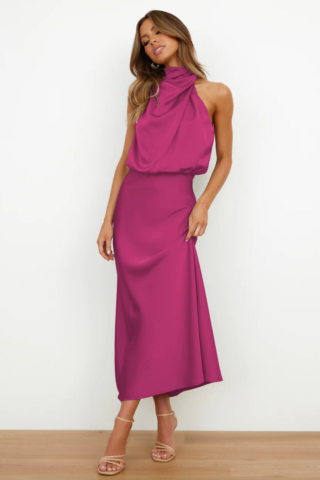 Quentin | Sahara Drapiertes Kleid