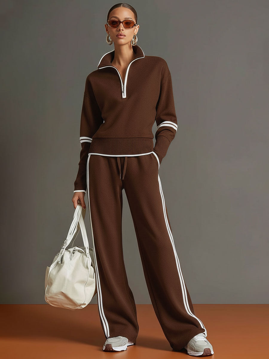 Marietta - Bluse und Hose mit weitem Bein