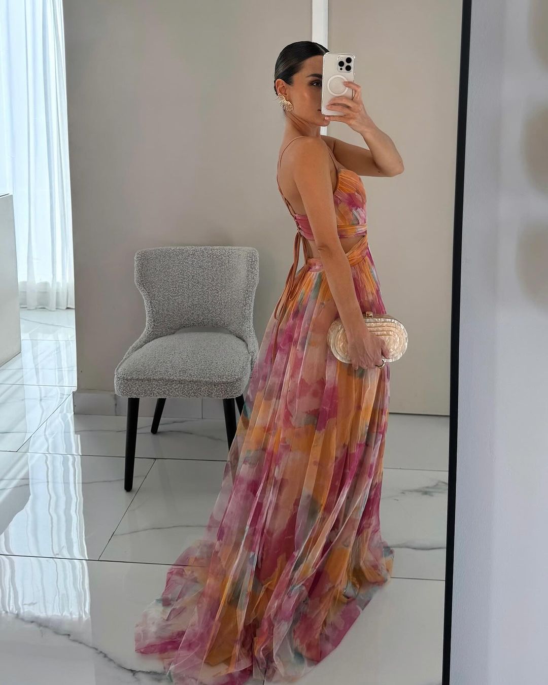 Giselle | Bezauberndes Maxikleid mit Blumenprint