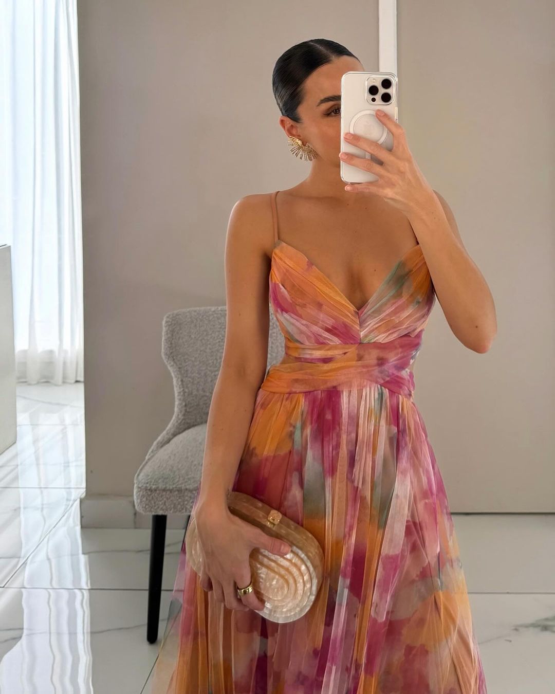 Giselle | Bezauberndes Maxikleid mit Blumenprint