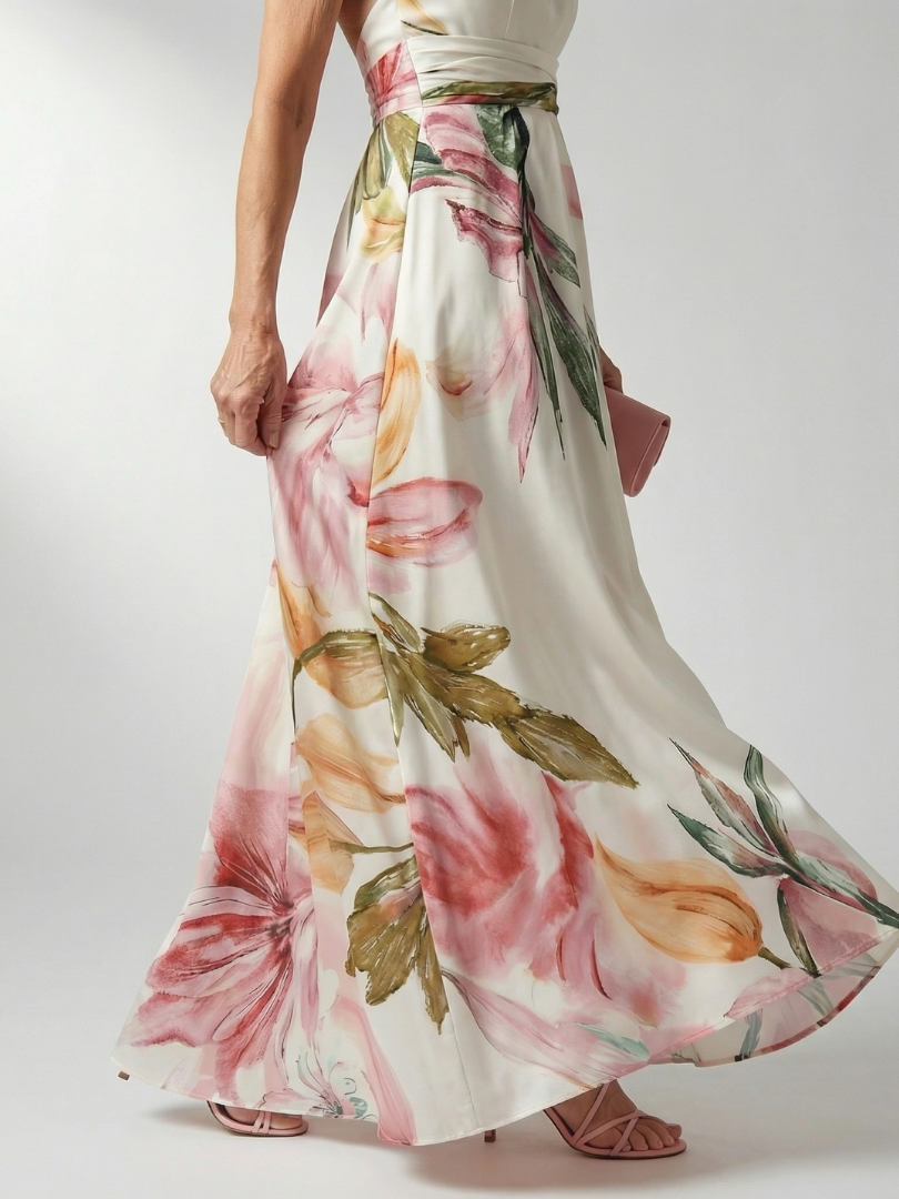 Amiel | Leichtes Blumen-Maxi-Kleid