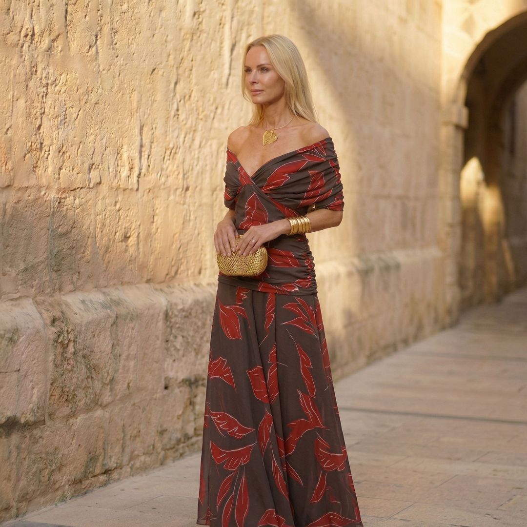 Mohn | Elegantes Blattkleid