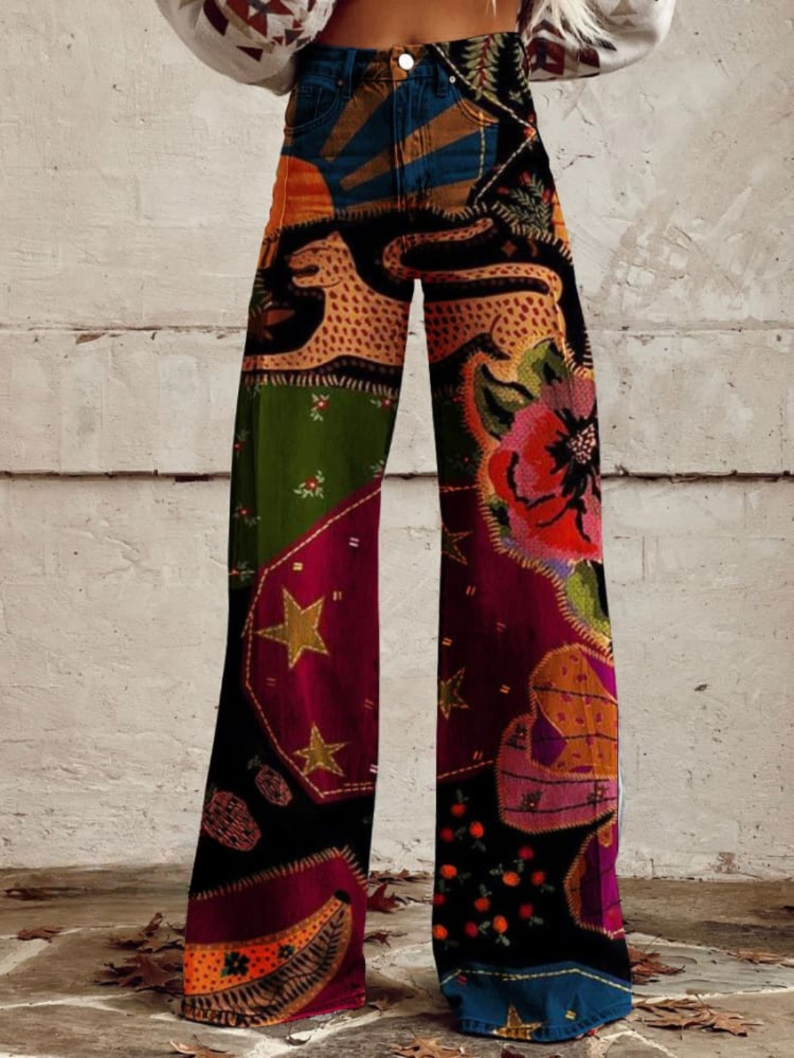 VINTAGE BOHÈME HOSEN FÜR FRAUEN