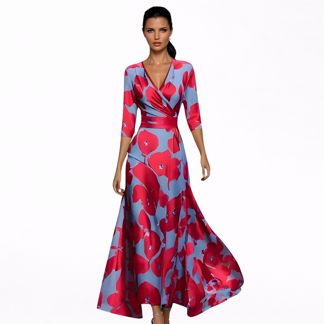 Emilia | Maxi-Blumenkleid Elegant