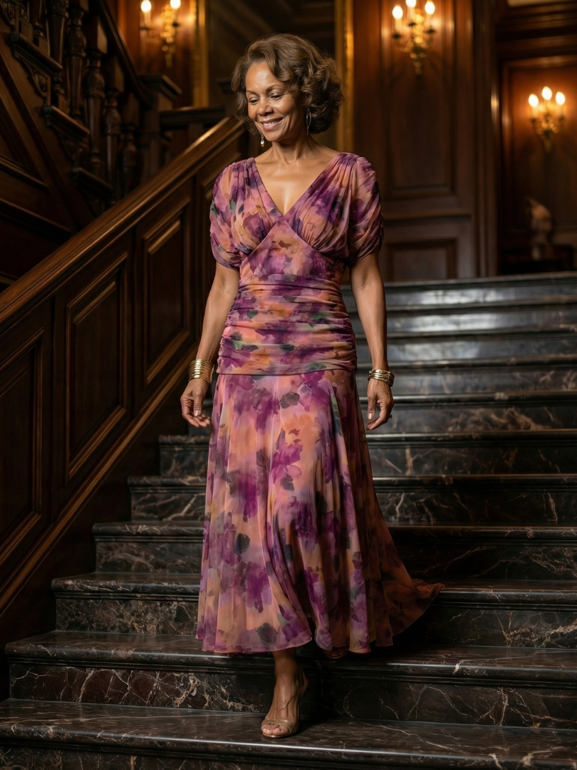 Calen | Off-Shoulder Midi-Kleid