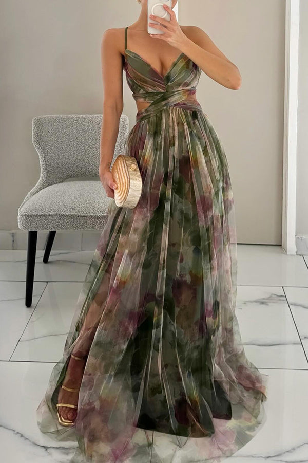 Giselle | Bezauberndes Maxikleid mit Blumenprint