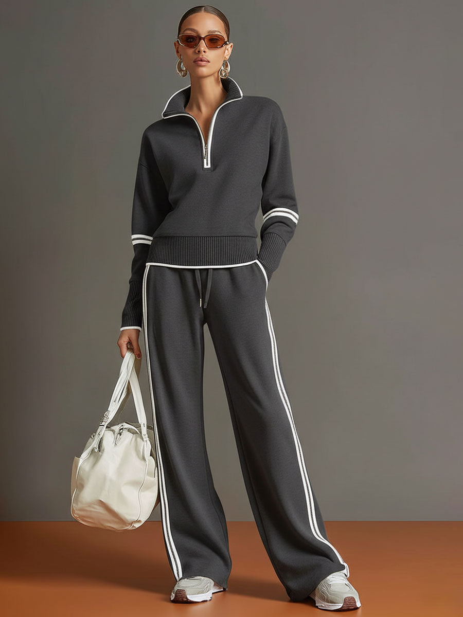 Marietta - Bluse und Hose mit weitem Bein