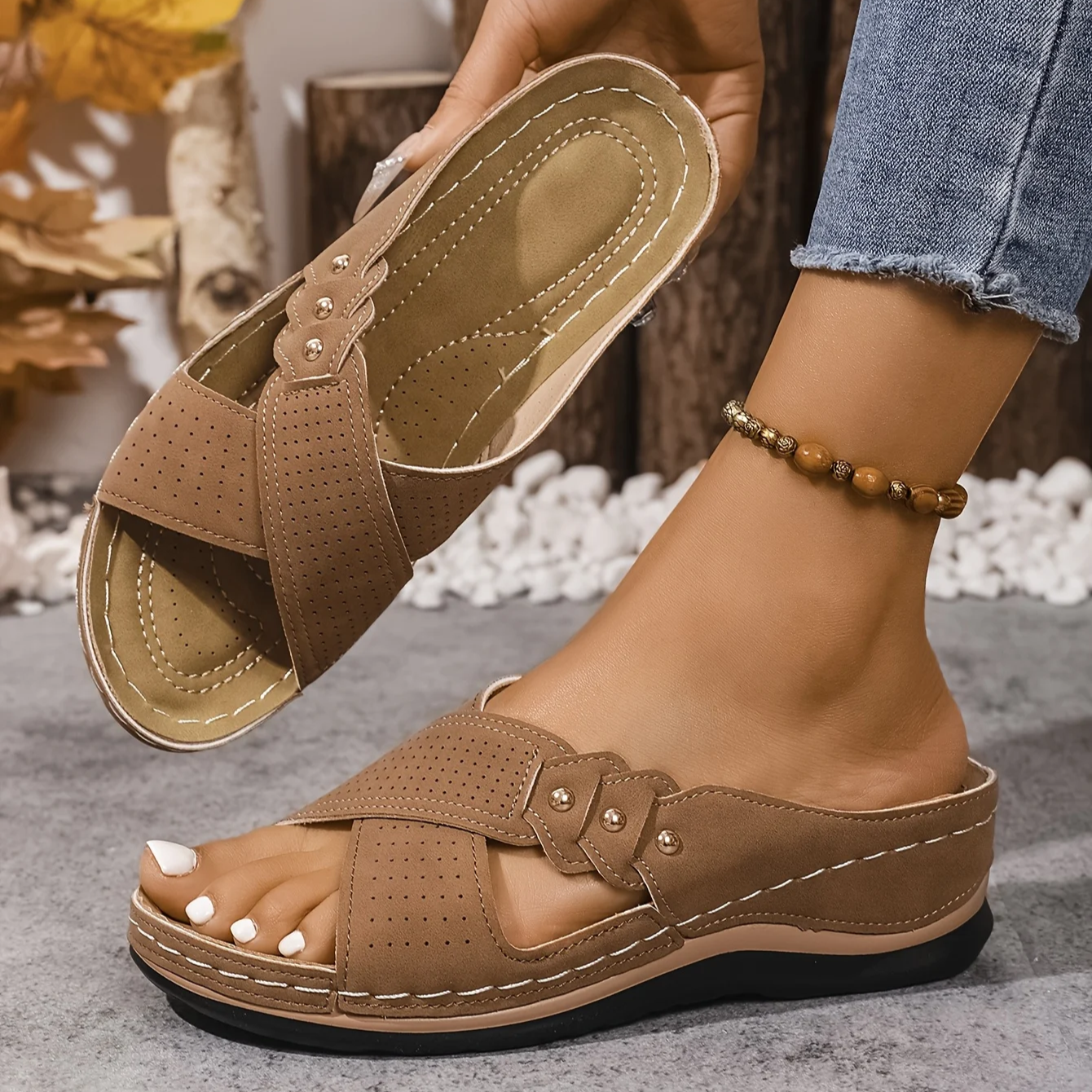 Pascalle | Orthopädische Keilsandalen