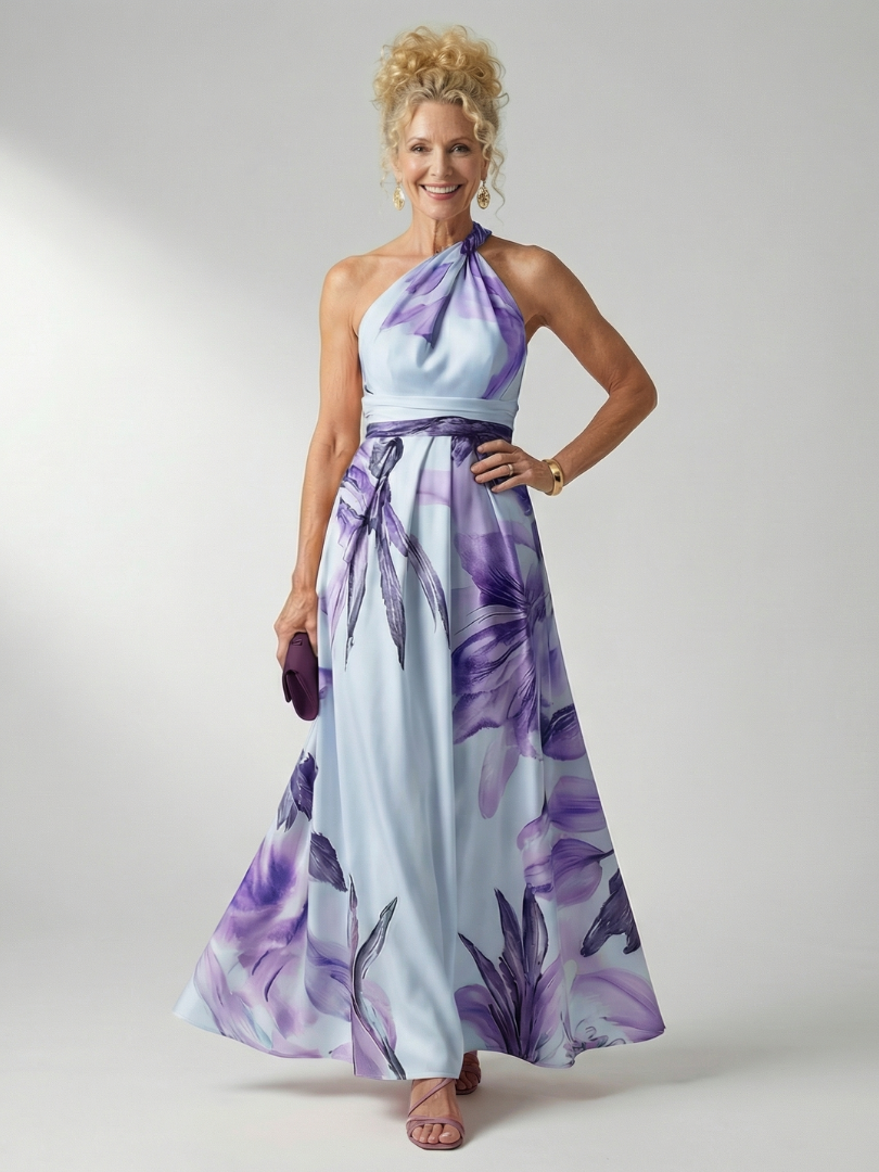 Amiel | Leichtes Blumen-Maxi-Kleid
