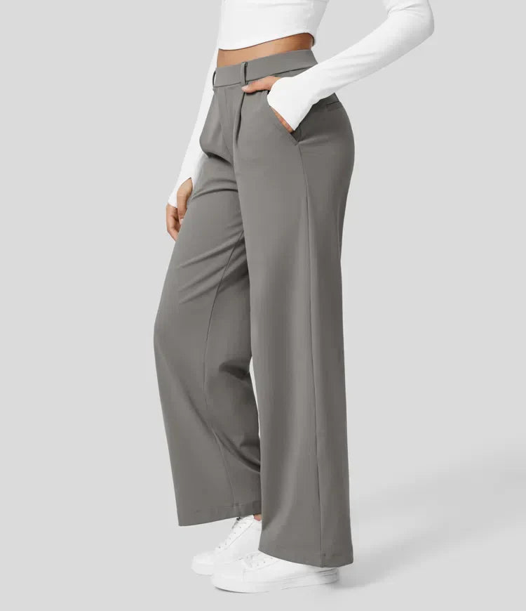 Rosé™ | Elegante Hochtaillierte Hose