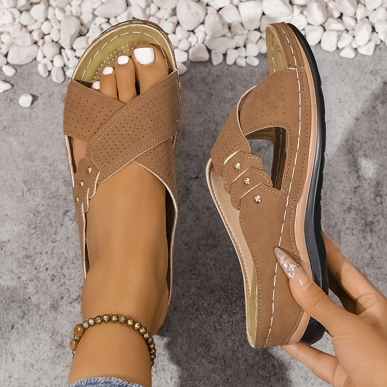 Pascalle | Orthopädische Keilsandalen