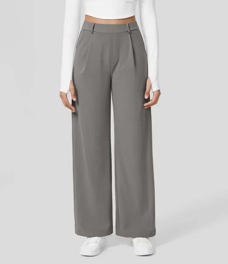 Rosé™ | Elegante Hochtaillierte Hose