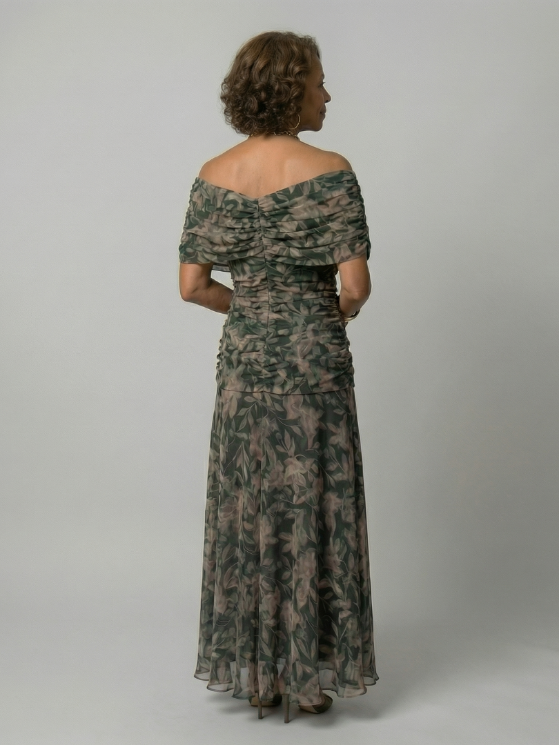 Calen | Off-Shoulder Midi-Kleid