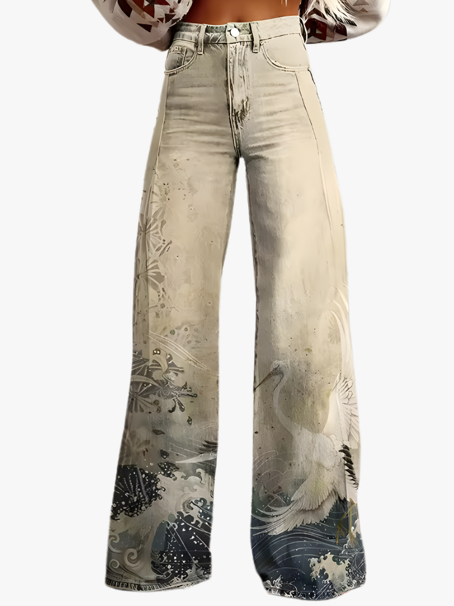 ELEGANTE BOHEMISCHE HOSE FÜR FRAUEN