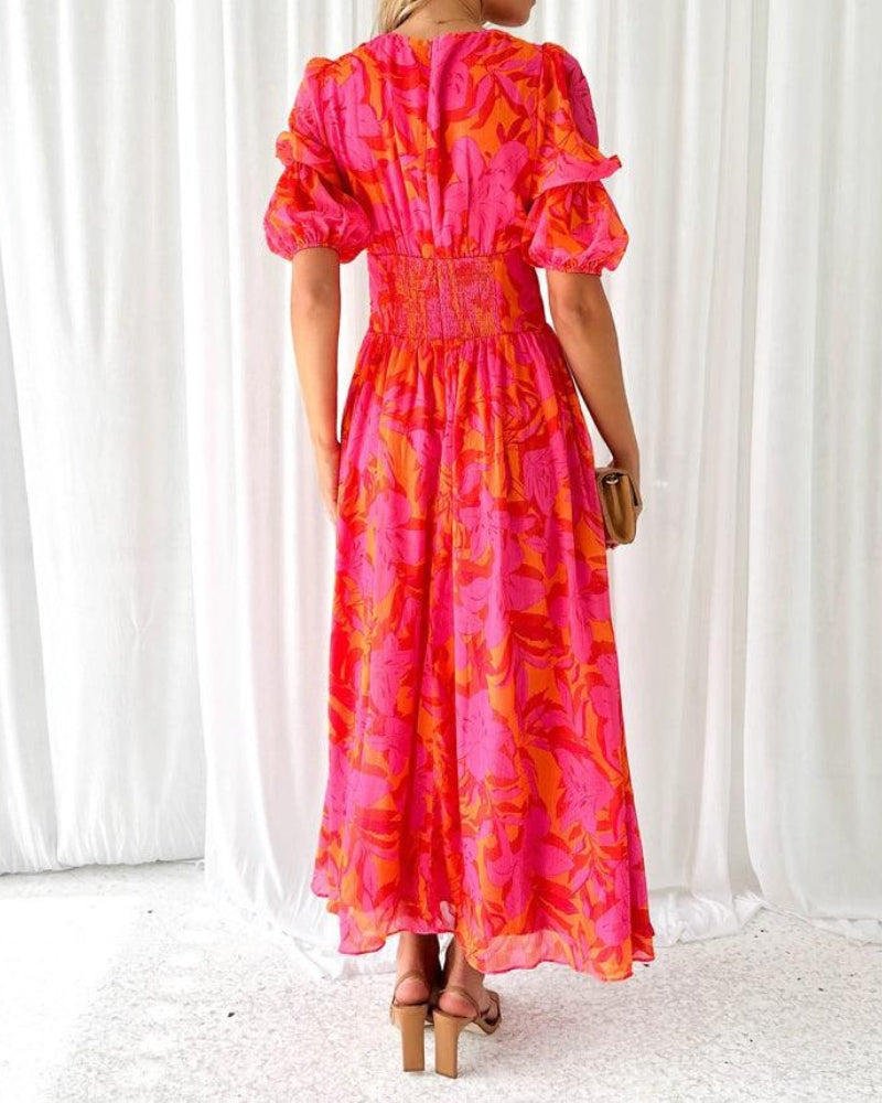 Maxikleid Carla | Tropical Radiance