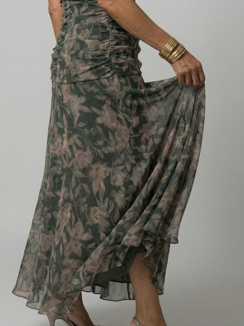 Calen | Off-Shoulder Midi-Kleid
