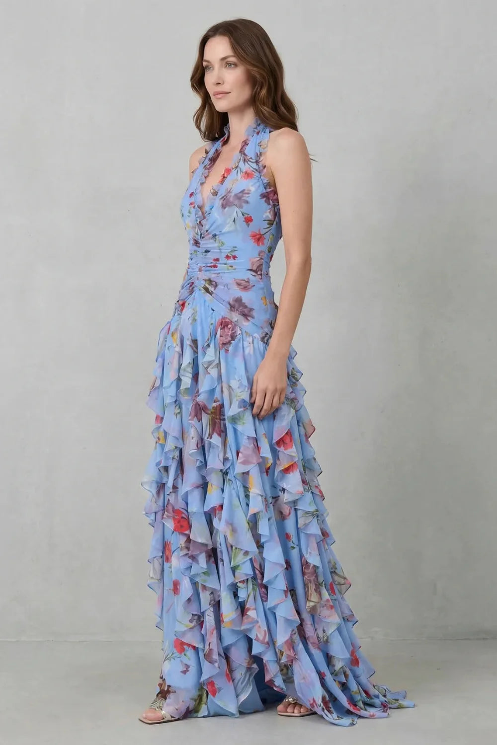 Belladina | Neckholder-Maxikleid