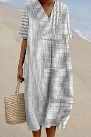 Isa - Vintage Gestreiftes Kleid