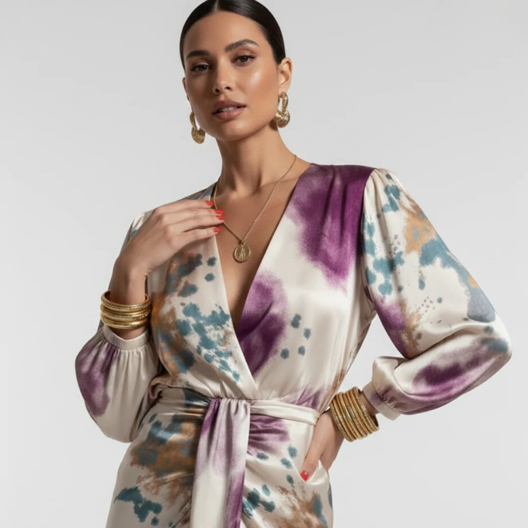 Valentina - Elegantes Kleid mit V-Ausschnitt