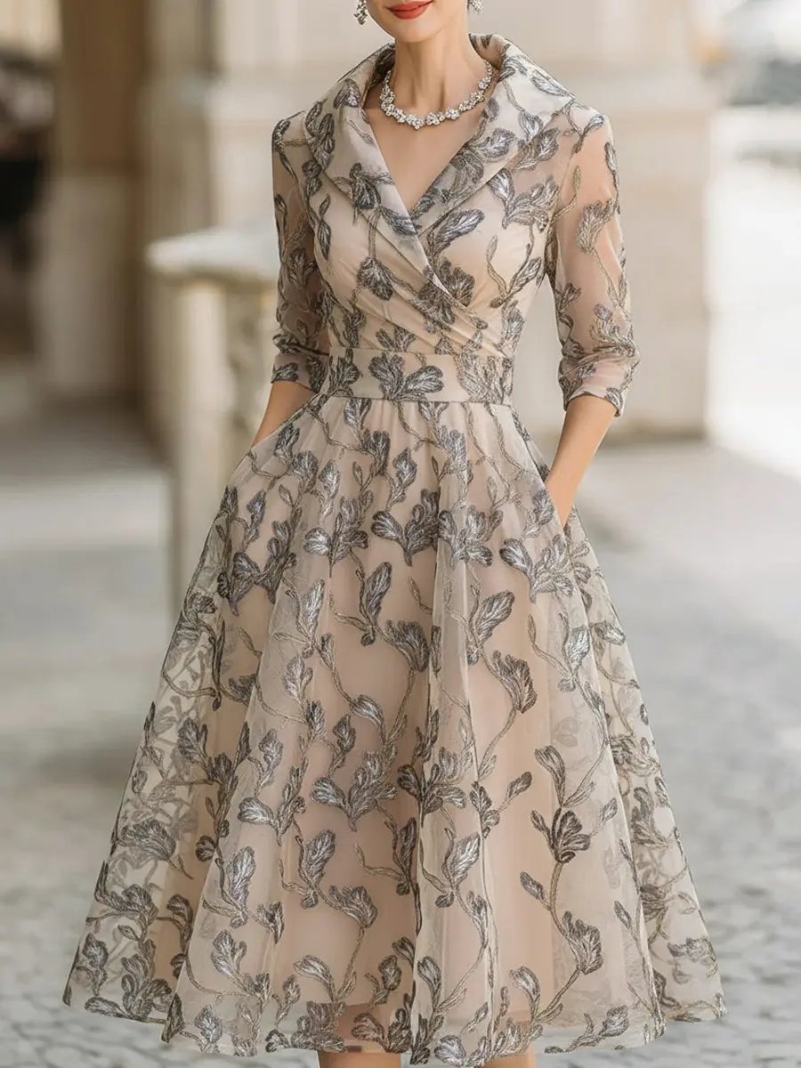 Marceline - Elegantes klassisches Kleid für Frauen