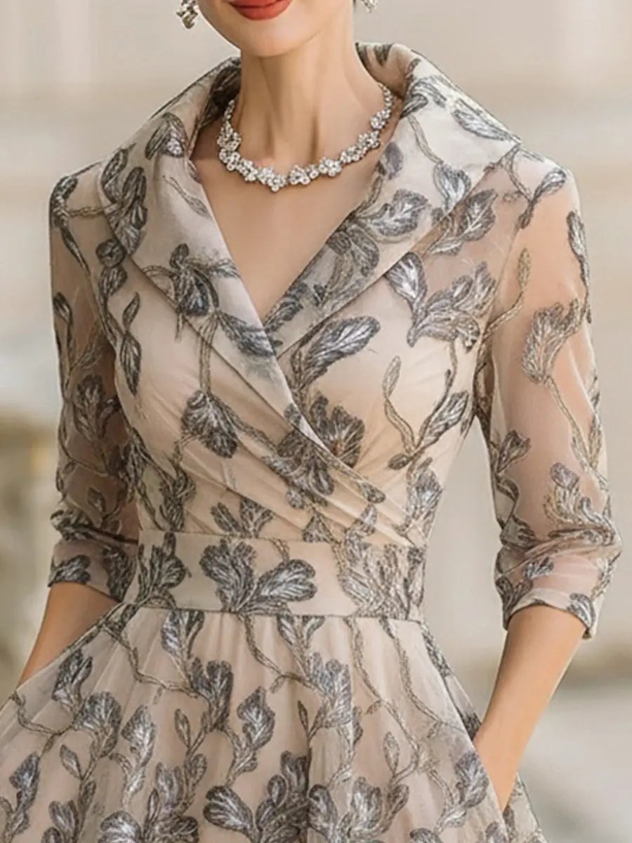 Marceline - Elegantes klassisches Kleid für Frauen