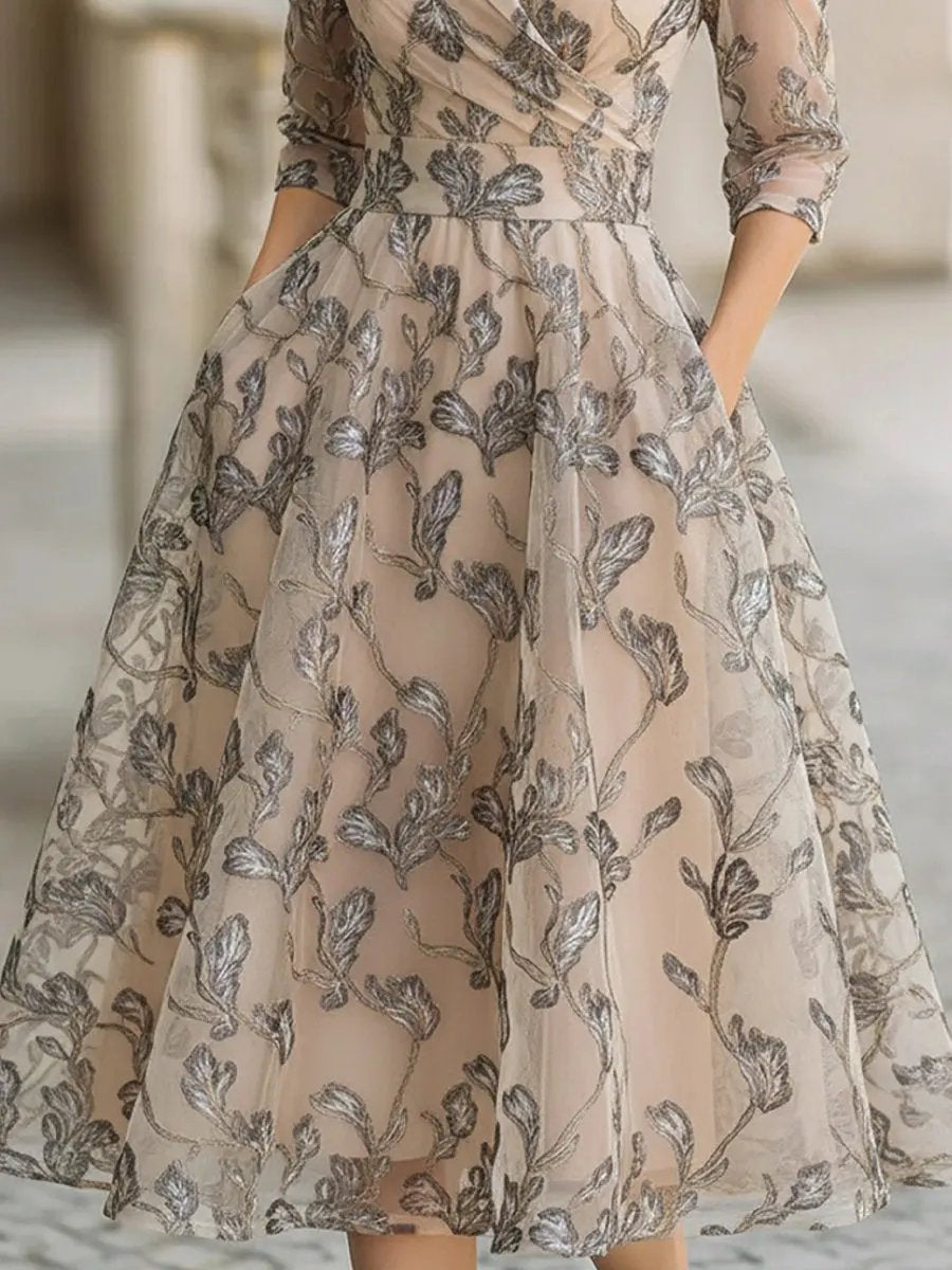 Marceline - Elegantes klassisches Kleid für Frauen
