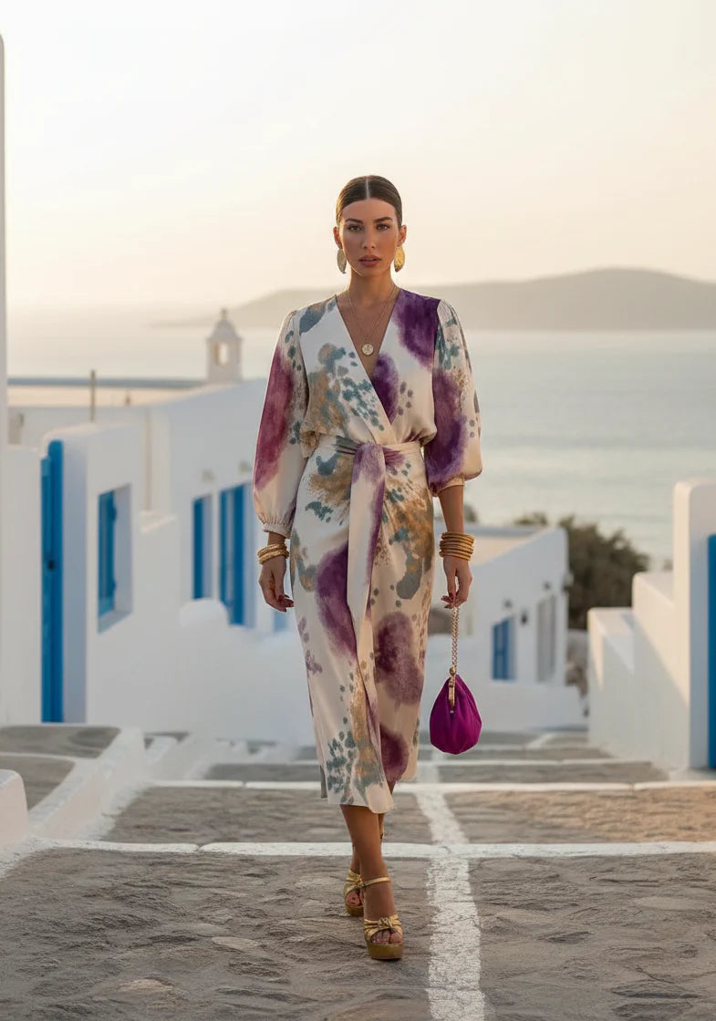 Valentina - Elegantes Kleid mit V-Ausschnitt