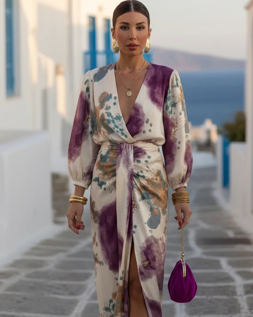 Valentina - Elegantes Kleid mit V-Ausschnitt