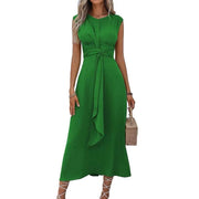 Eva – Elegantes ärmelloses Kleid mit verstellbarem Gürtel