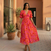 Maxikleid Carla | Tropical Radiance