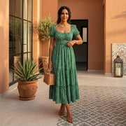 Julia | Midikleid mit Blumendruck