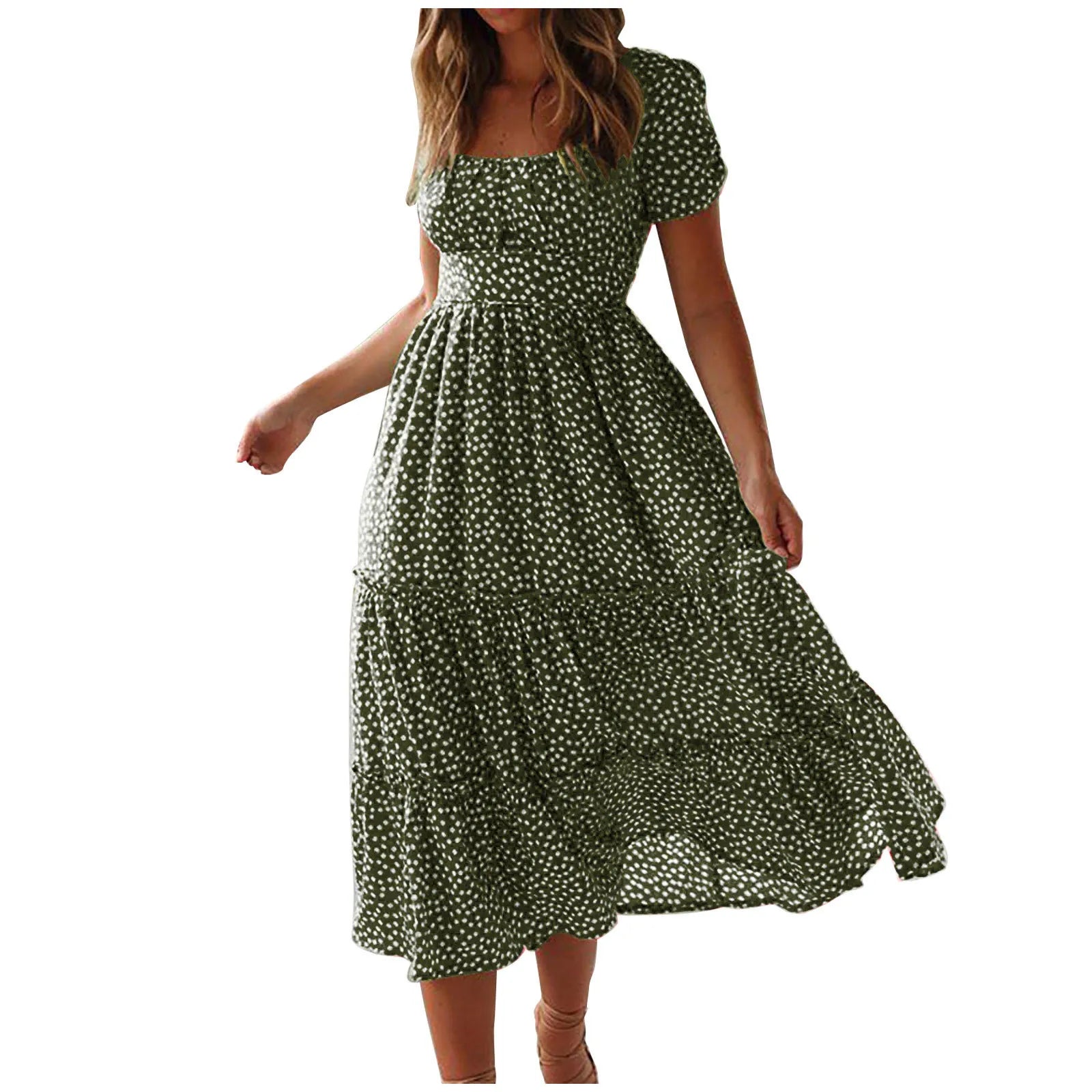 Julia | Midikleid mit Blumendruck