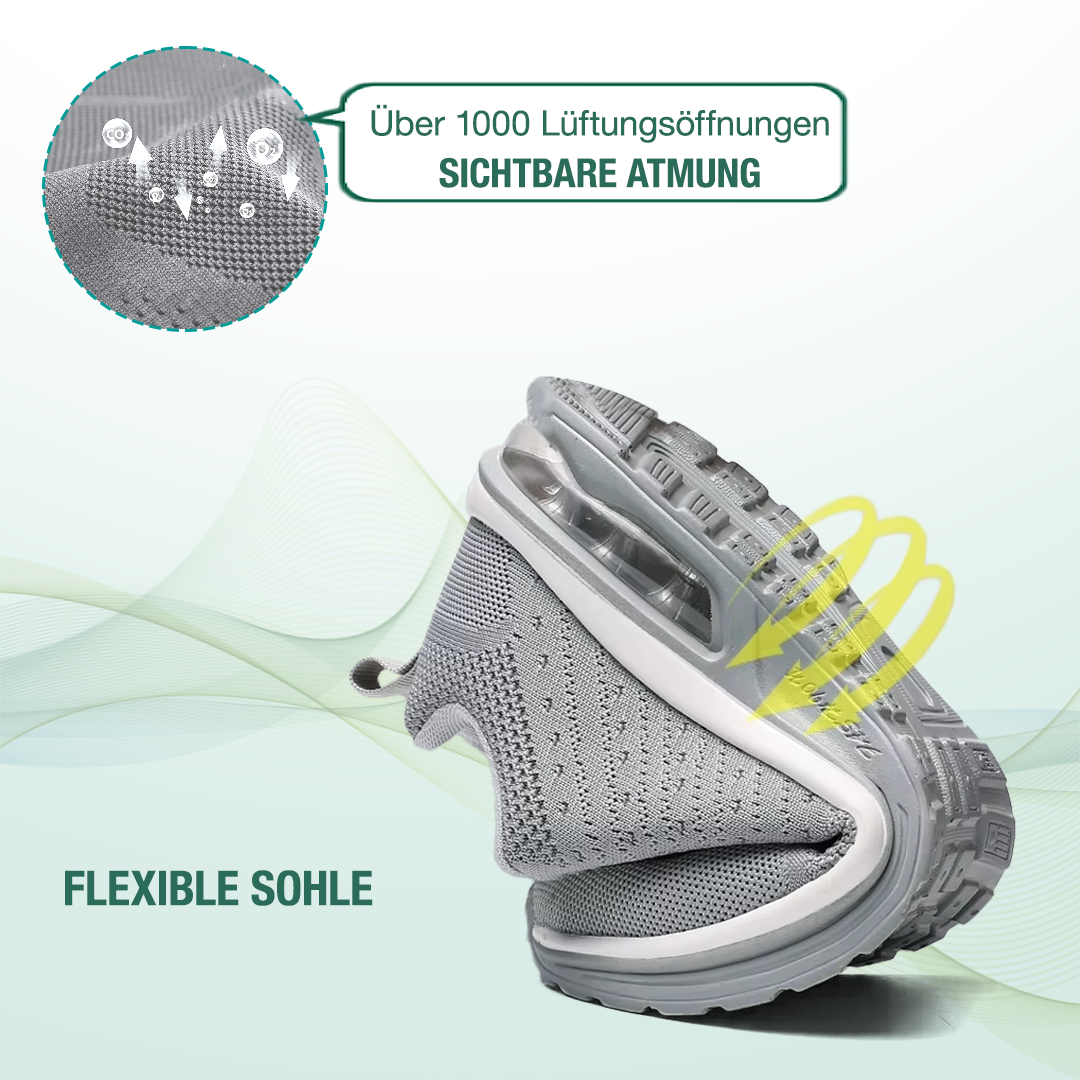 SanoWalk Orthopädische Schuhe - Alles Grau