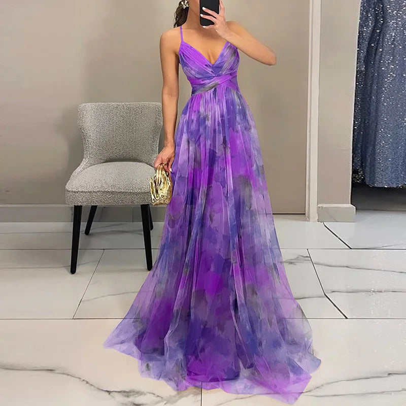 Giselle | Bezauberndes Maxikleid mit Blumenprint
