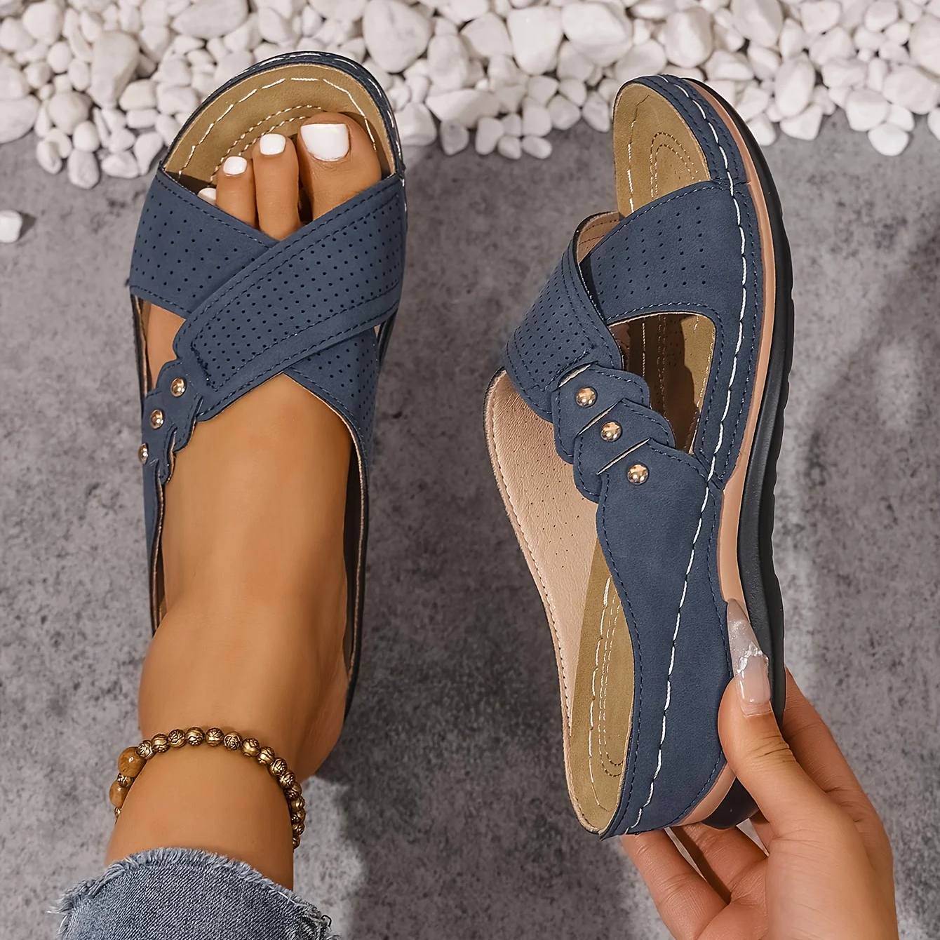 Pascalle | Orthopädische Keilsandalen