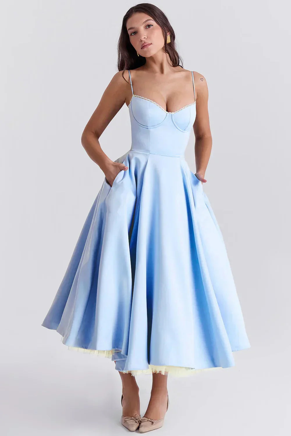 Arielle | Luxuriöses Midikleid