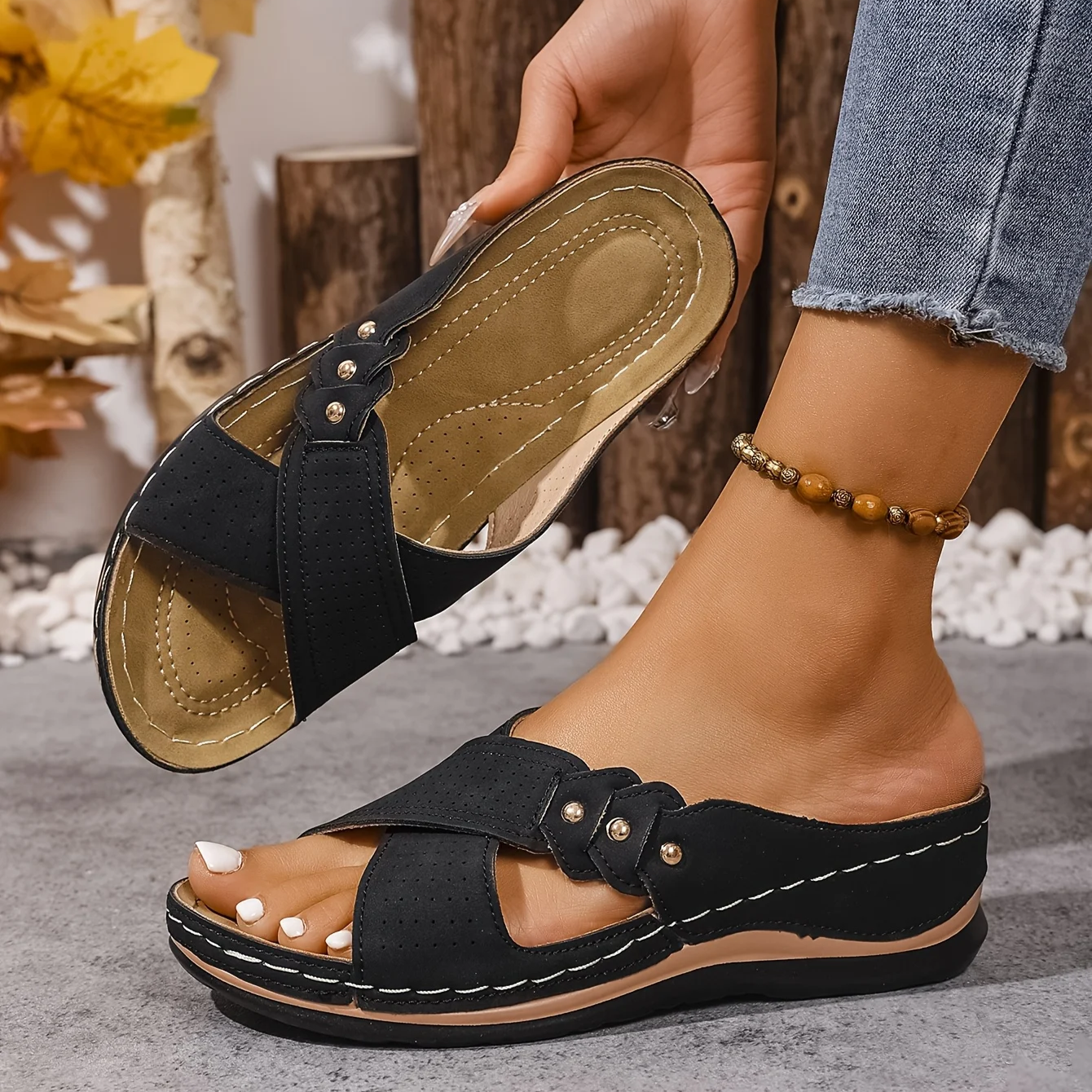 Pascalle | Orthopädische Keilsandalen